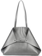 Akris Medium Ai Tote - Grey