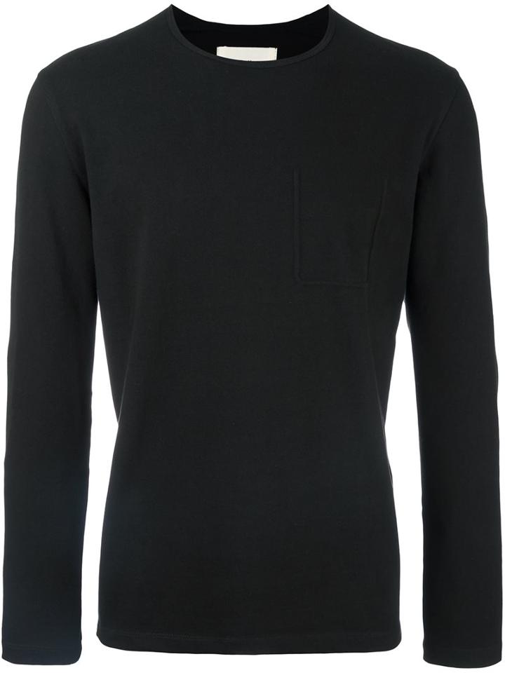 Folk 'deboss' Long Sleeve T-shirt