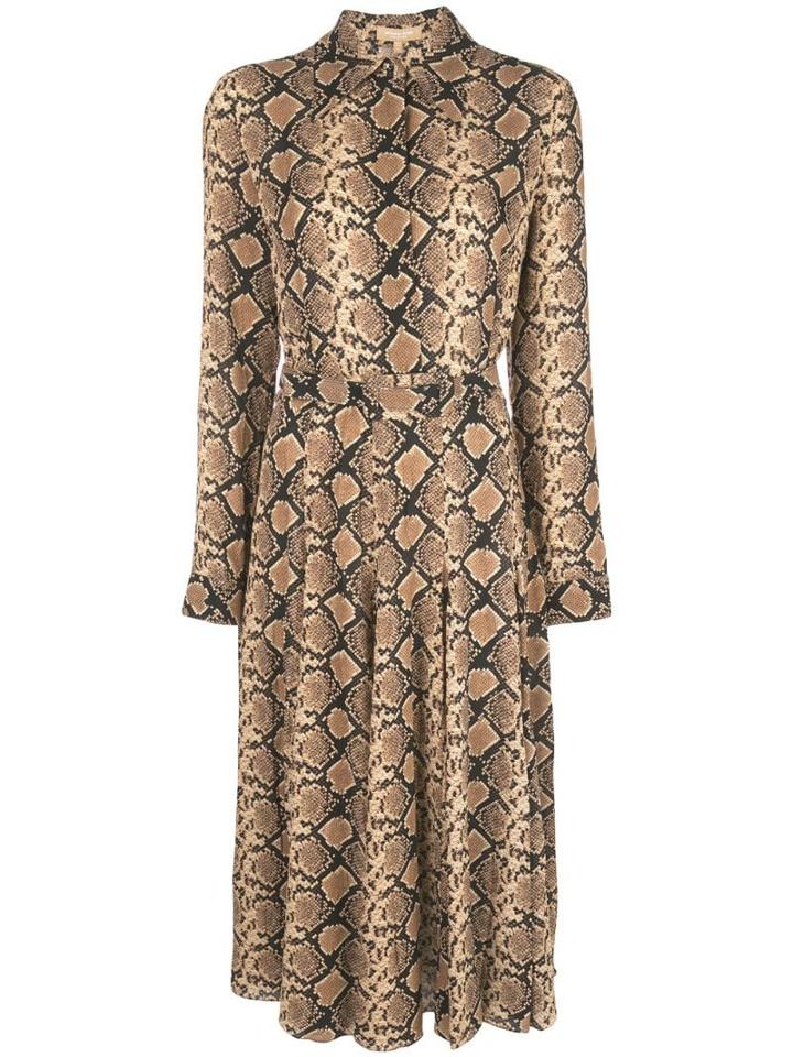 Michael Kors Collection Shirt Dress - Brown