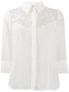 Elisabetta Franchi Star Print Shirt - White
