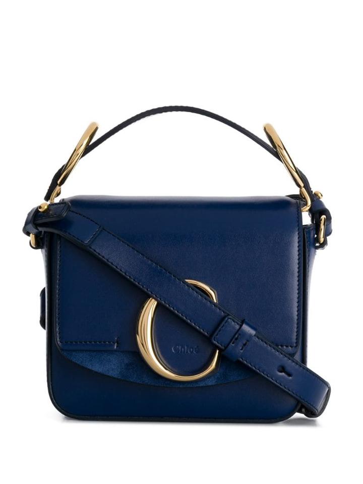 Chloé C Mini Shoulder Bag - Blue