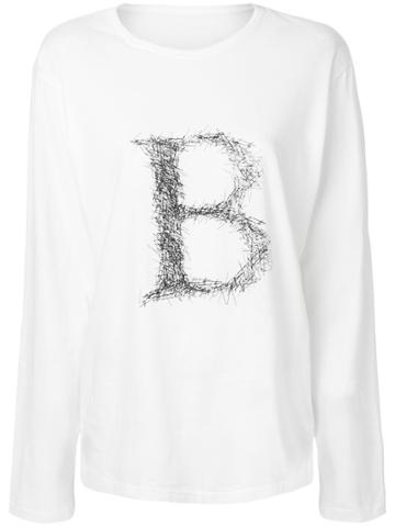 Yohji Yamamoto B Sweatshirt - White