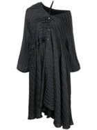 Palmer / Harding Off Shoulder Striped Dress - Blue