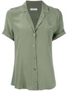 Equipment Plain Shirt, Women's, Size: Medium, Green, Silk