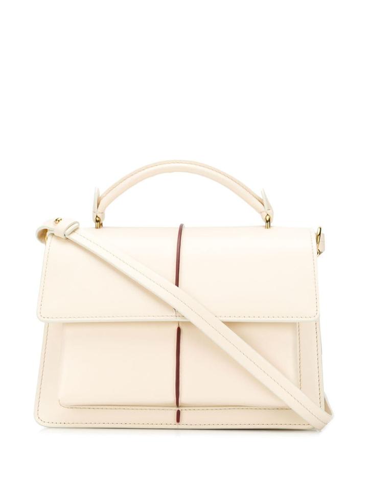 Marni Stripe Detail Attaché Tote Bag - Neutrals