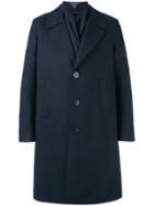 Neil Barrett Shawl Collar Coat - Blue