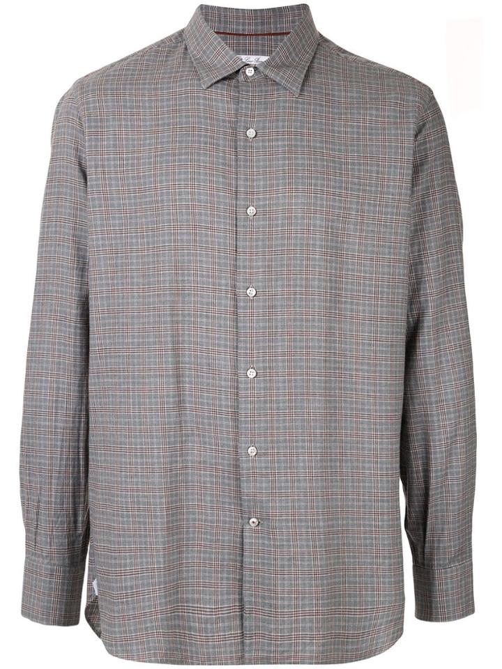 Loro Piana Arthur Highlands Check Shirt - Grey