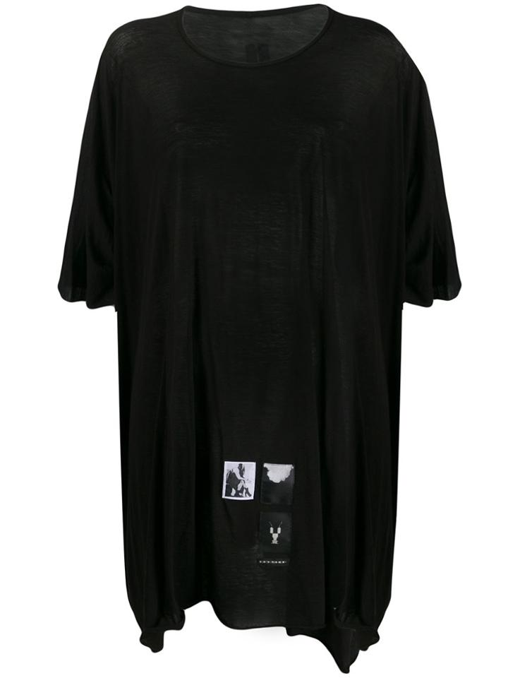 Rick Owens Drkshdw Relaxed Shape Short Sleeve T-shirt - Black