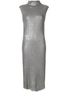 Avant Toi Creased Effect Dress - Grey