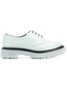 Adieu Paris Contrast Trim Oxford Shoes - Blue