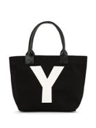 Y's Printed Y Tote Bag - Black