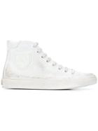 Saint Laurent Bedford Hi-top Sneakers - White