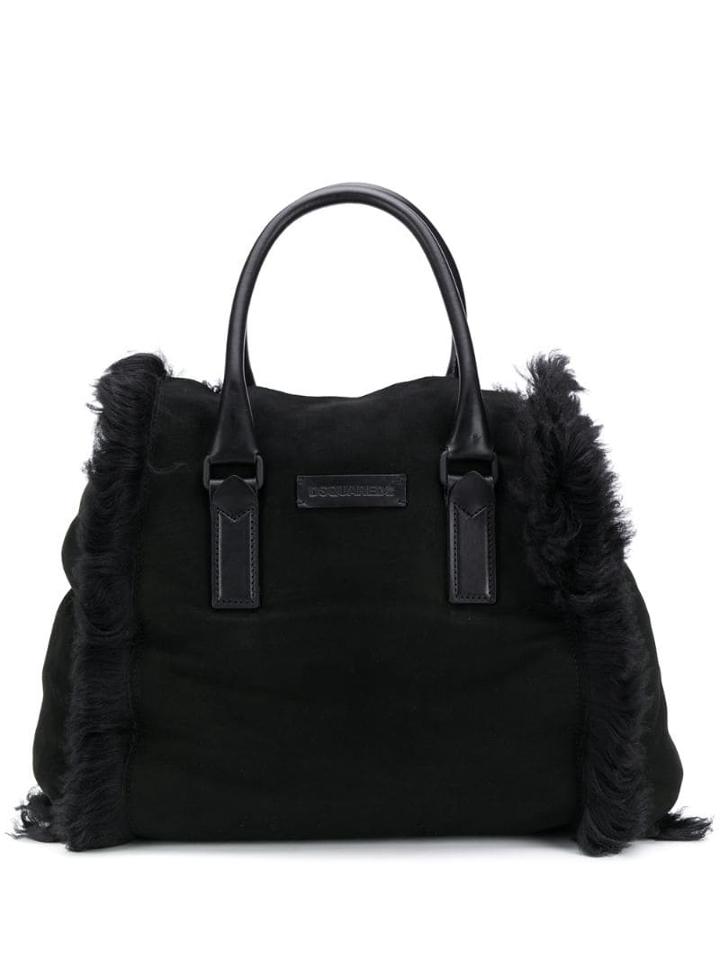 Dsquared2 Logo Print Tote - Black