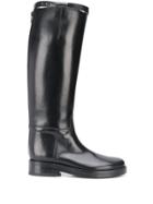 Ann Demeulemeester Zip Up Boots - Black
