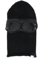 Cp Company Ski Mask With Smoked Lenses - Black
