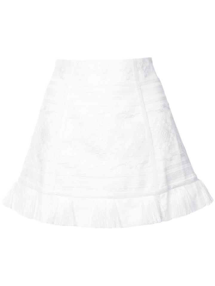 Vita Kin - Short-length Skirt - Women - Linen/flax - Xs, White, Linen/flax