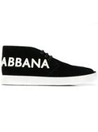 Dolce & Gabbana Logo Derby Shoes - Black