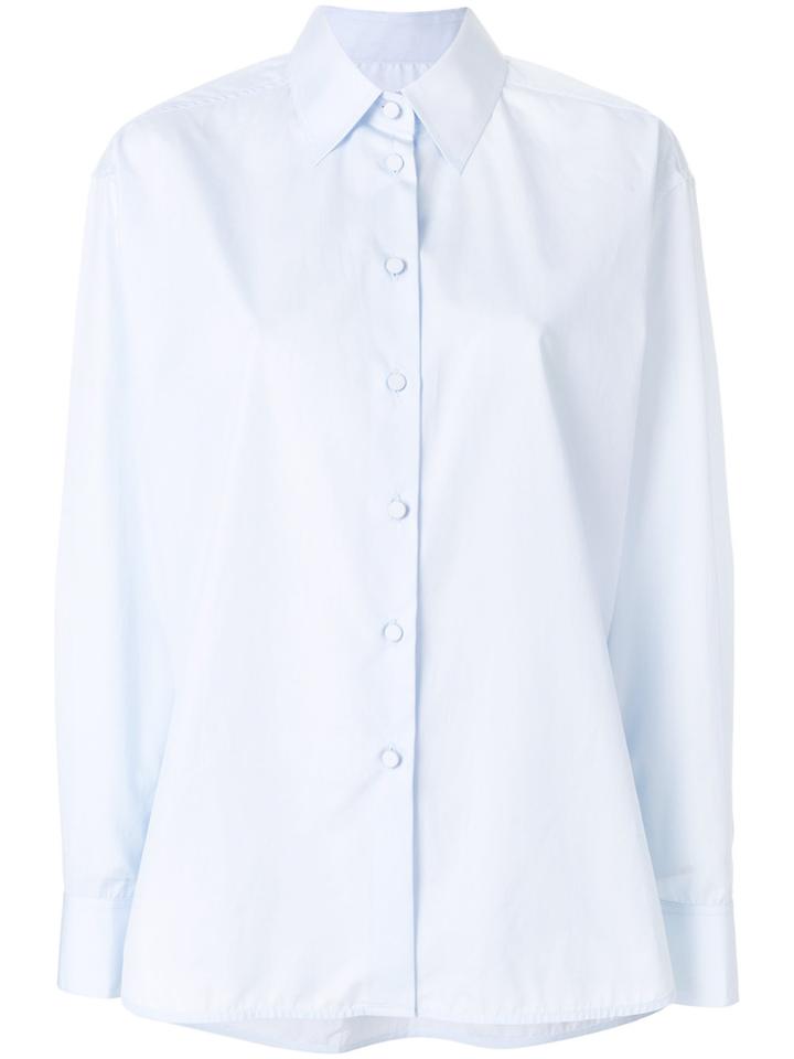 Khaite Long Sleeved Shirt - Blue
