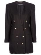 Louis Feraud Pre-owned Double Breasted Jacket - Black