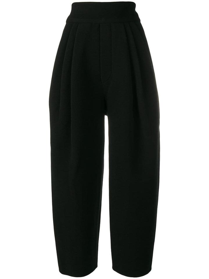 Marc Jacobs High-waisted Palazzo Trousers - Black