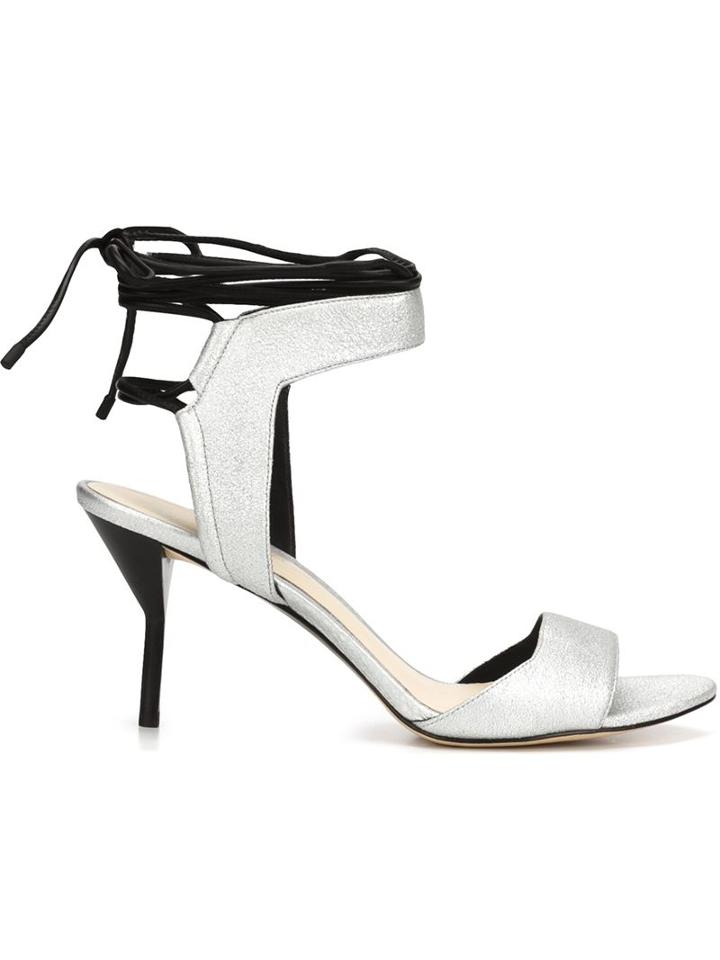 3.1 Phillip Lim Martini Sandals, Women's, Size: 38, Grey, Leather