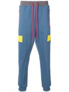 Damir Doma Colour Block Detail Track Pants - Blue