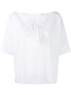 Balossa White Shirt - Short-sleeved Top - Women - Cotton/spandex/elastane/polyimide - 40, Women's, Cotton/spandex/elastane/polyimide