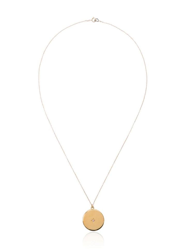 Sasha Samuel Maxine Circular Gold-plated Locket Necklace - Metallic