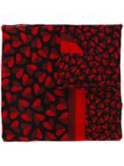 Ps By Paul Smith Heart Print Scarf, Women's, Black, Viscose/wool
