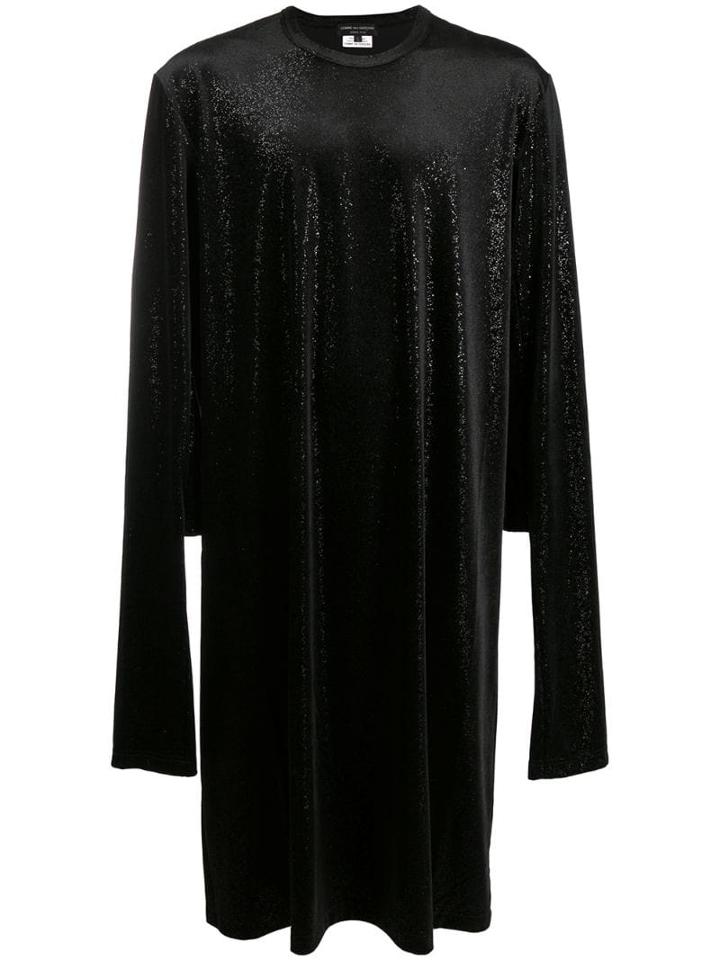 Comme Des Garçons Homme Plus Sleeve Detail Oversized Sparkle Shirt -