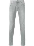 Dondup Skinny Jeans, Men's, Size: 33, Grey, Cotton/spandex/elastane