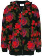 Msgm Floral Pattern Jacket - Black