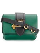 Prada Cahier Convertible Belt Bag - Green