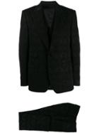 Dolce & Gabbana Damask Three Piece Suit - Black