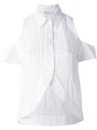 Wanda Nylon Cut-out Shoulder 'maddy' Shirt