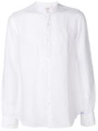 Xacus Mandarin Collar Shirt - White