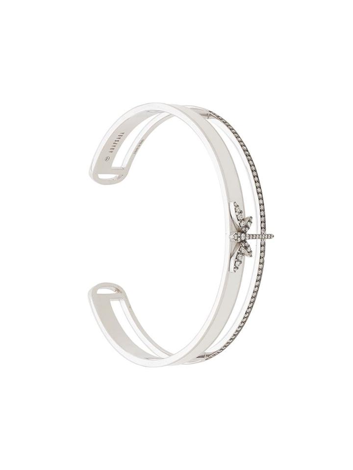 Anapsara Dragonfly Bangle - White Gold