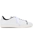 Guild Prime Patent Woven Sneakers - White