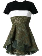 Alex Perry 'delphine' Dress, Women's, Size: 14, Green, Cotton/polyester/acetate