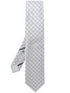 Gucci Double G Monogram Tie - Grey