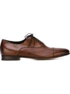 Santoni Oxford Shoes, Men's, Size: 41, Brown, Leather
