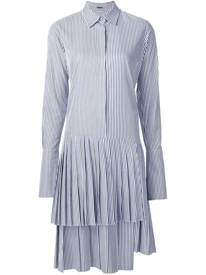 Adam Lippes Pleated Shirt Dress