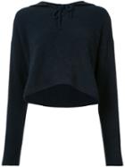 The Elder Statesman - Cashmere Knitted Hoodie - Women - Cashmere - Xs, Black, Cashmere