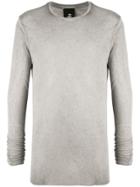 Thom Krom Long-sleeved Relaxed Shirt - Grey