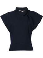 Comme Des Garçons Pre-owned 1980's Wrap Blouse - Blue