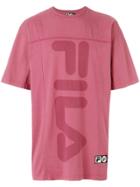 Liam Hodges Logo Short-sleeve T-shirt - Pink & Purple