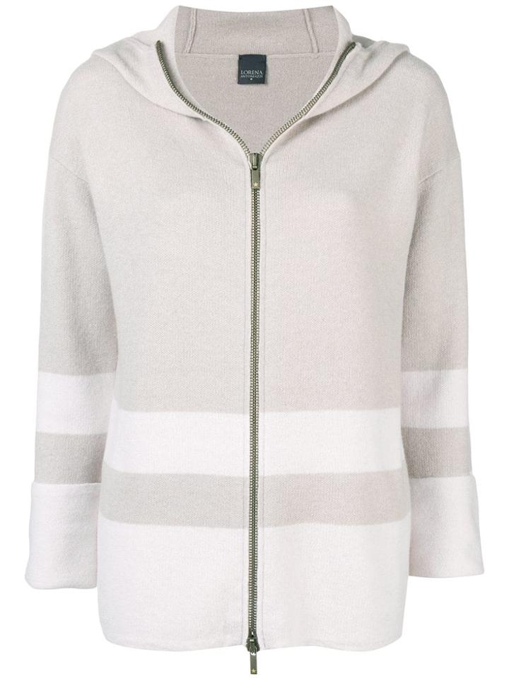 Lorena Antoniazzi Paneled Hoodie - Nude & Neutrals