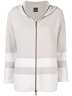 Lorena Antoniazzi Paneled Hoodie - Nude & Neutrals