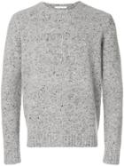 Cenere Gb Melange Crew Neck Sweater - Grey
