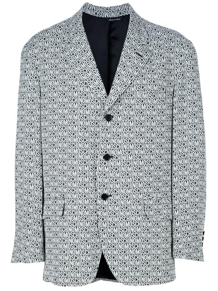 Moschino Vintage Print Blazer